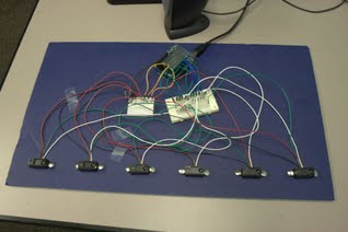 Sensor board horizontal